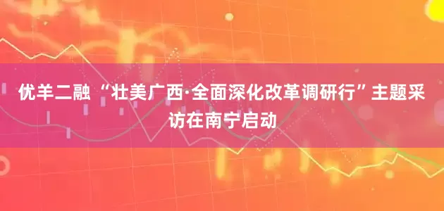 优羊二融 “壮美广西·全面深化改革调研行”主题采访在南宁启动